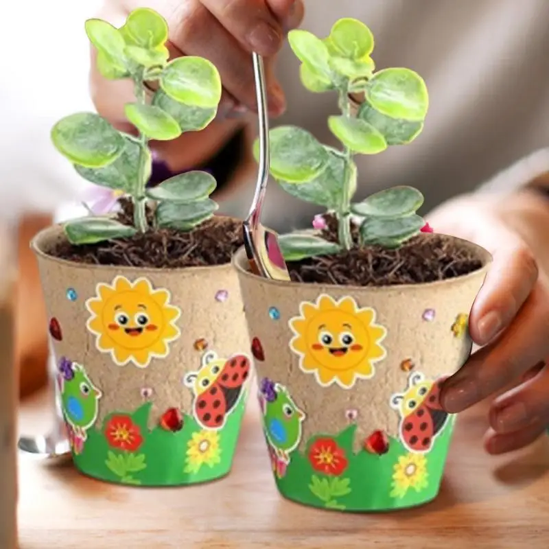 DIY Paper Flower Pot Craft Kit - Art And Craft For Nursery review and price
