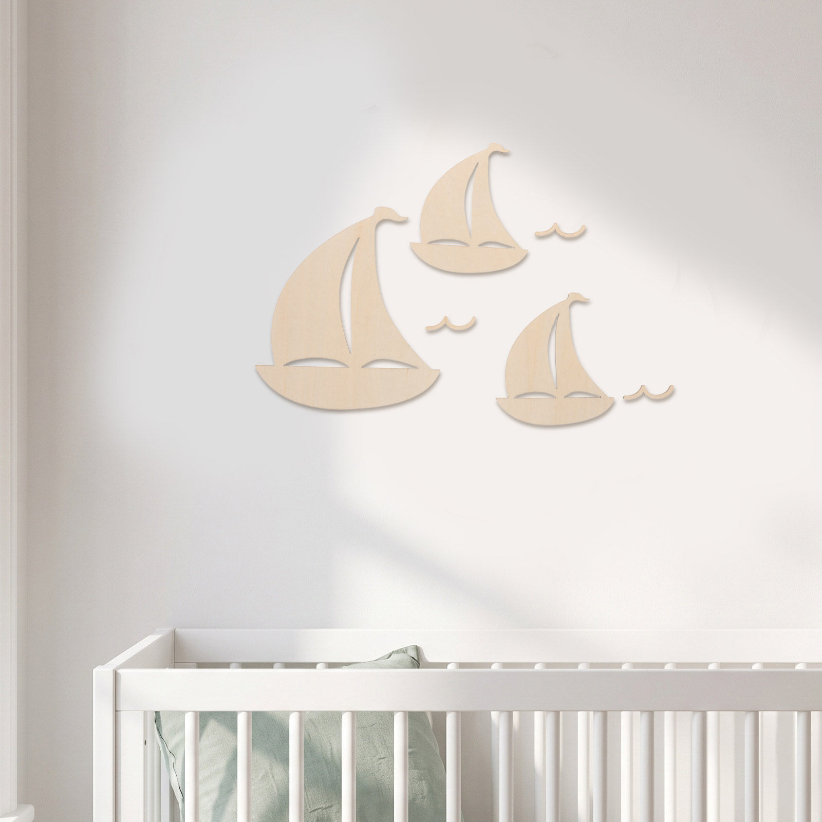 6Pcs Wood Sailboat Cutouts Unf - Art And Craft For Nursery review and price