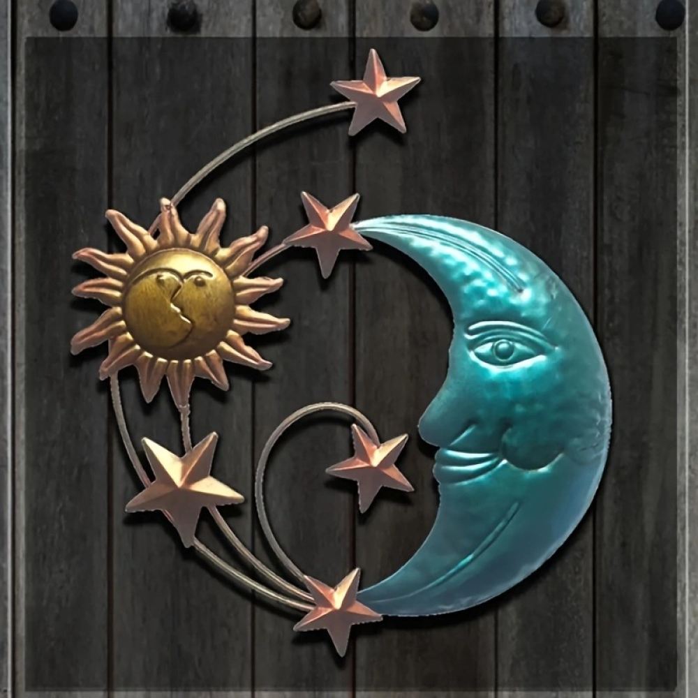 Handmade Iron Metal Moon Face  - Art And Craft For Nursery review and price